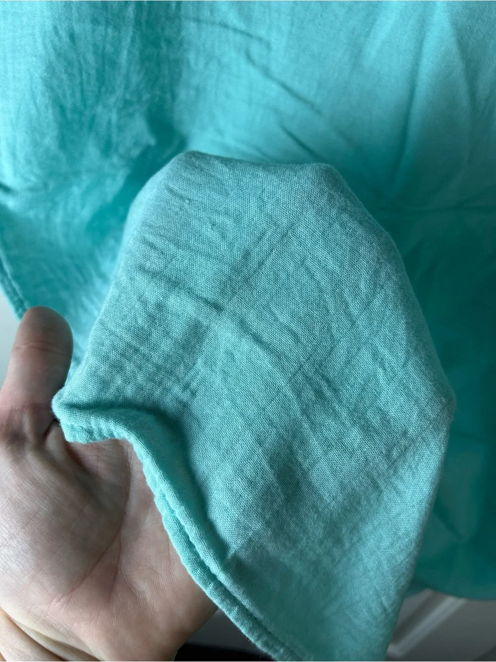 Summer Infant Solid Aqua Blue Baby Swaddle Blanket